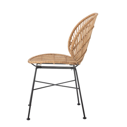 Bloomingville Fiore Esszimmerstuhl, Natur, Rattan