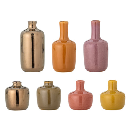 Bloomingville Maien Deko-Vase, Bunt, Steingut