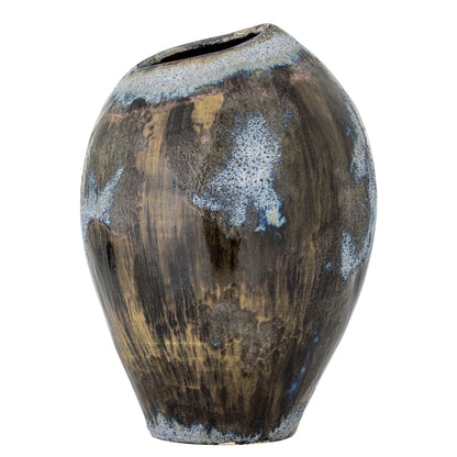 Bloomingville Senja Vase, Braun, Steingut