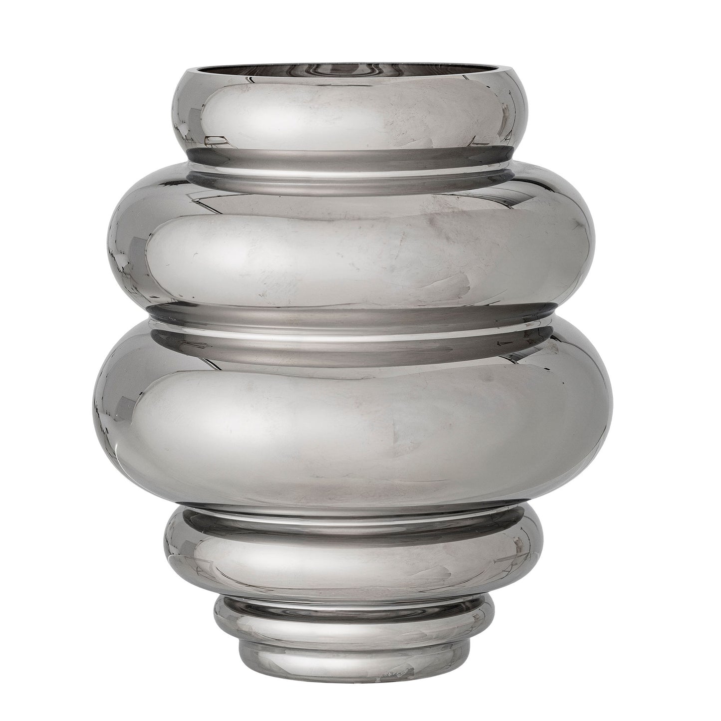 Bloomingville Zorya Vase, Silber, Glas