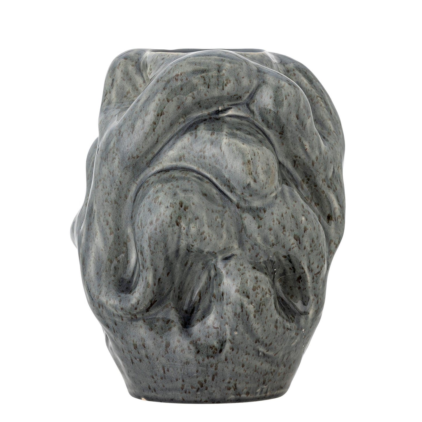 Bloomingville Vuelle Vase, Grau, Steingut