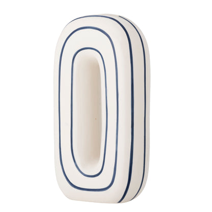 Bloomingville Mae Vase, Blau, Keramik