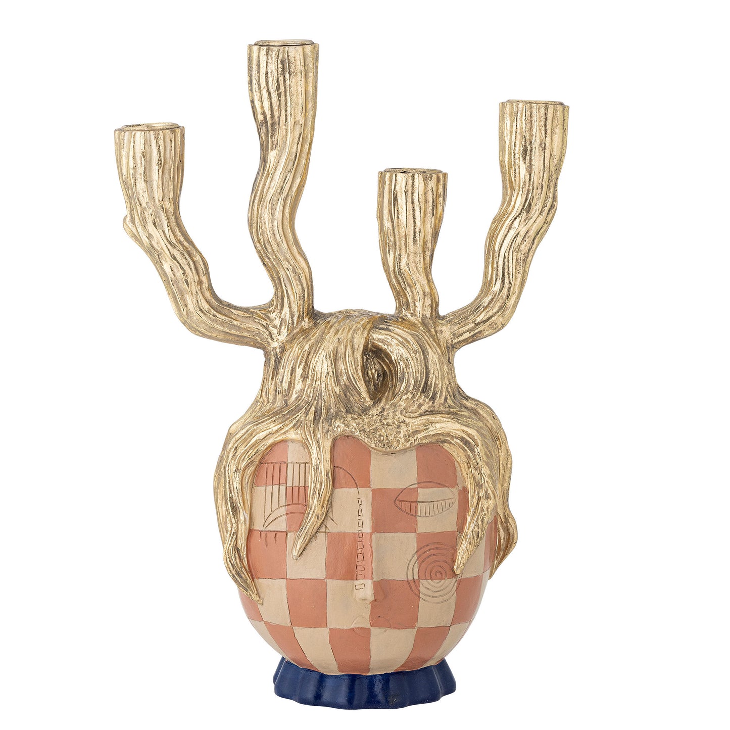 Bloomingville Medusa Kerzenhalter, Gold, Polyresin