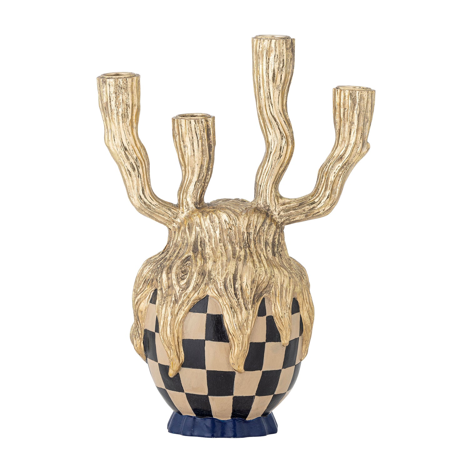 Bloomingville Medusa Kerzenhalter, Gold, Polyresin