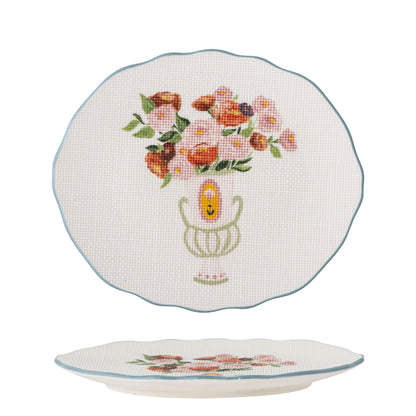 Bloomingville Dorothy Teller, Bunt, Steingut
