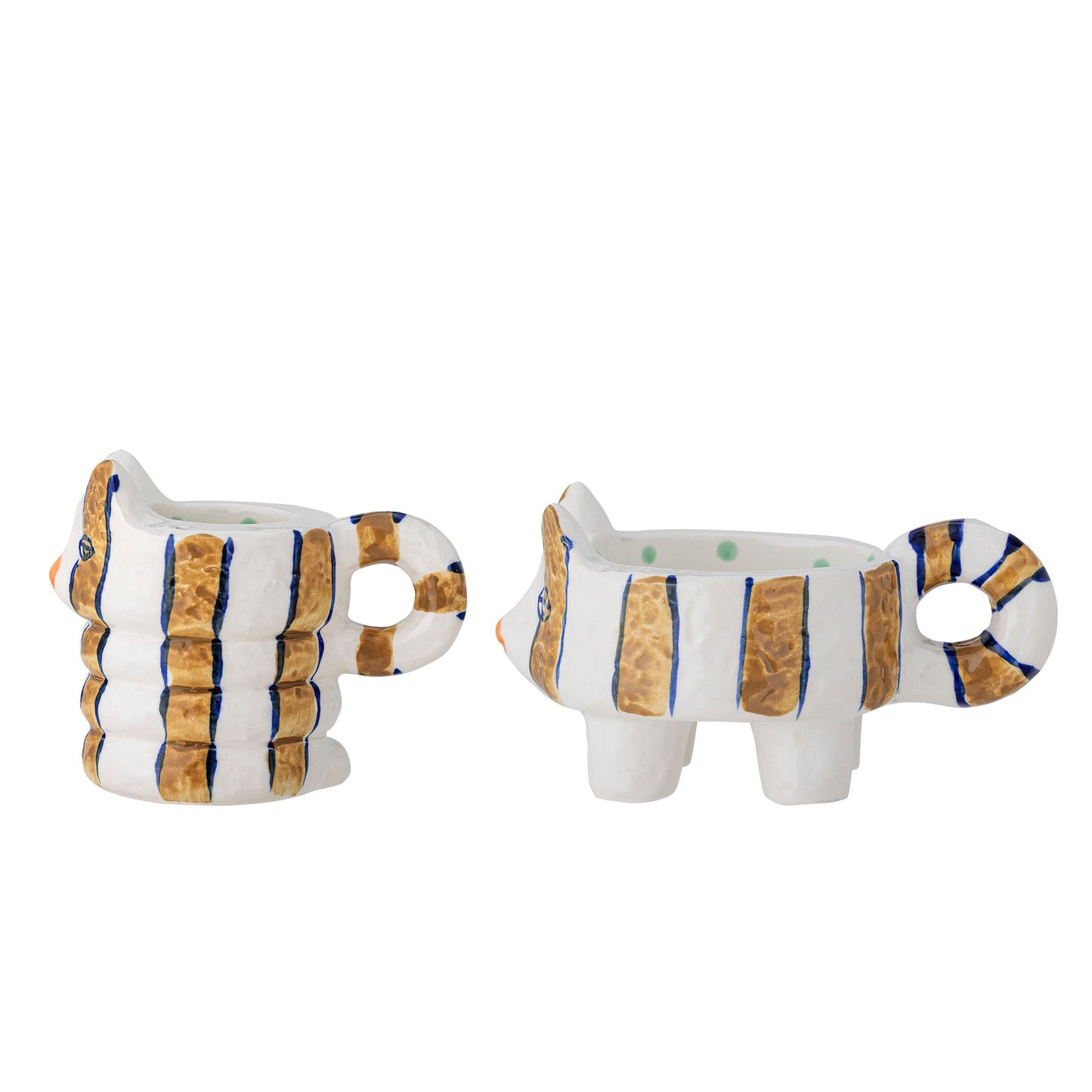 Bloomingville Caty Kerzenhalter, Braun, Steingut