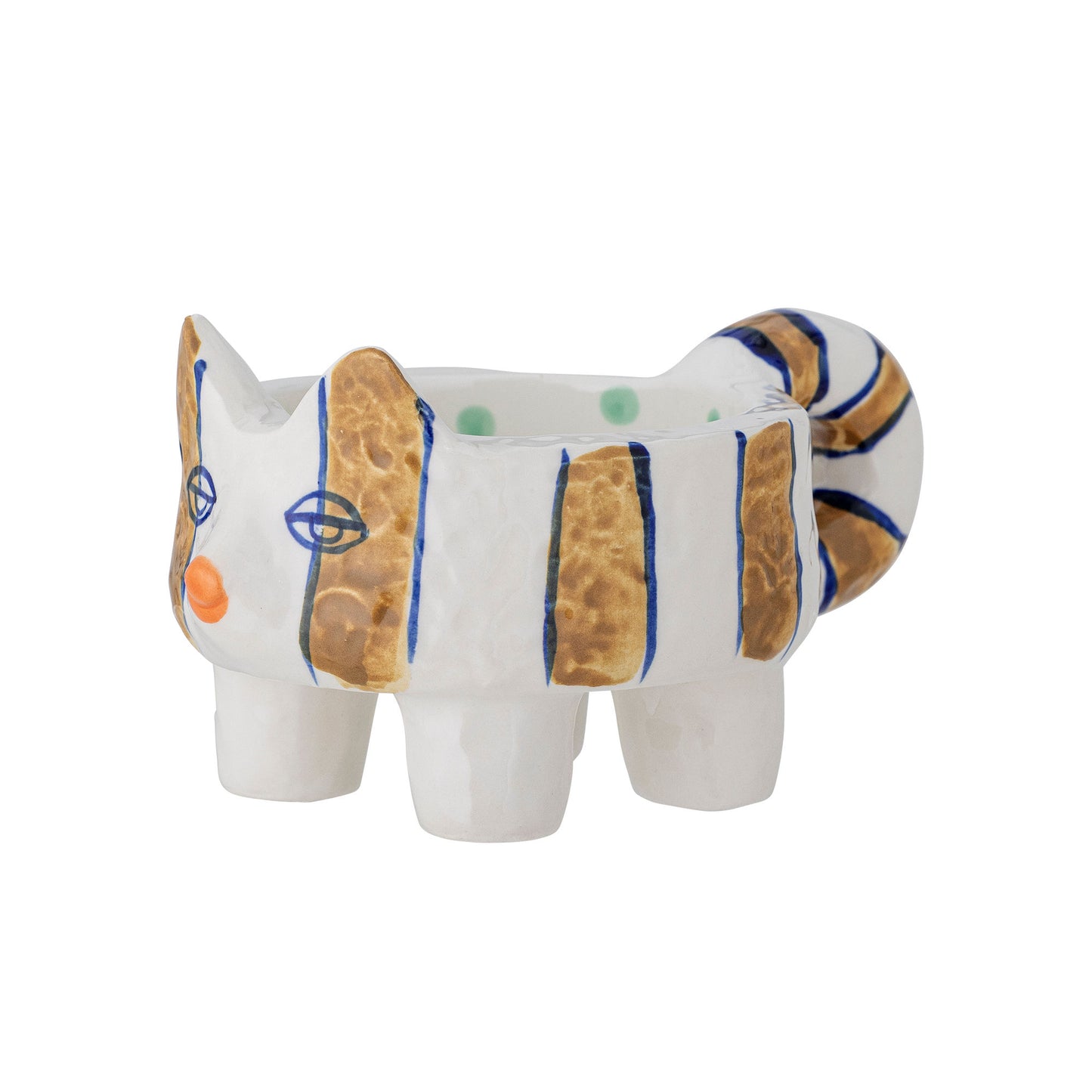 Bloomingville Caty Kerzenhalter, Braun, Steingut