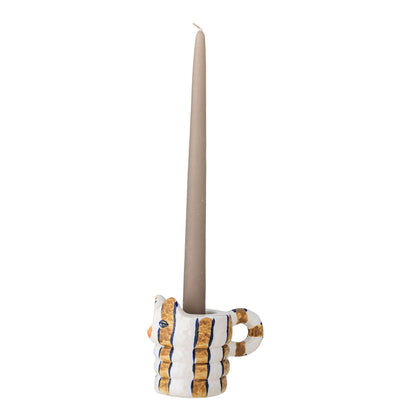 Bloomingville Caty Kerzenhalter, Braun, Steingut