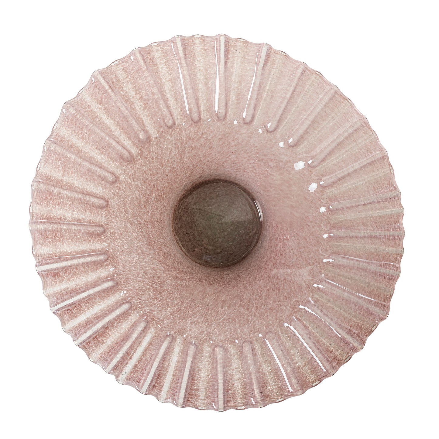 Bloomingville Garnet Schale, Rose, Glas