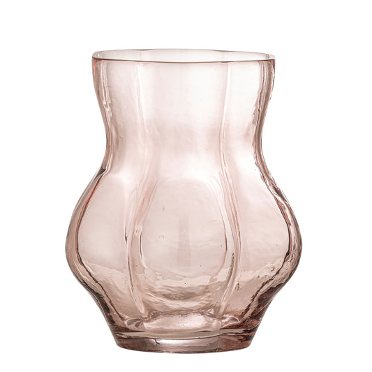 Creative Collection Tava Vase, Rose, Glas
