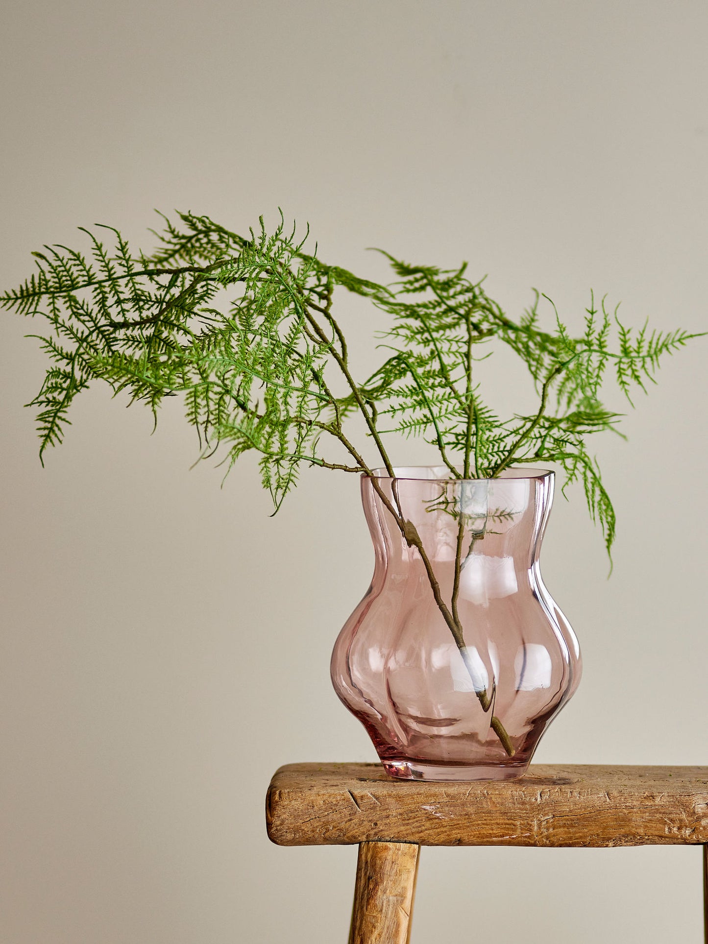 Creative Collection Tava Vase, Rose, Glas