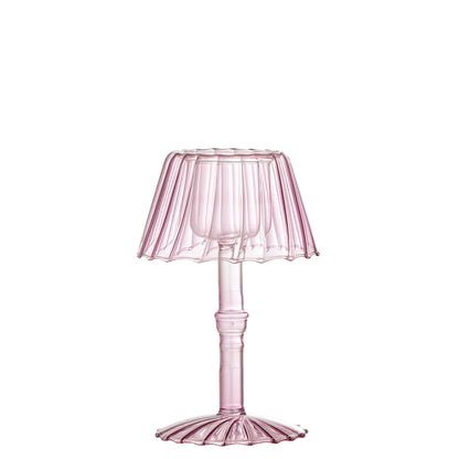 Bloomingville Cisco Teelichthalter, Rose, Glas