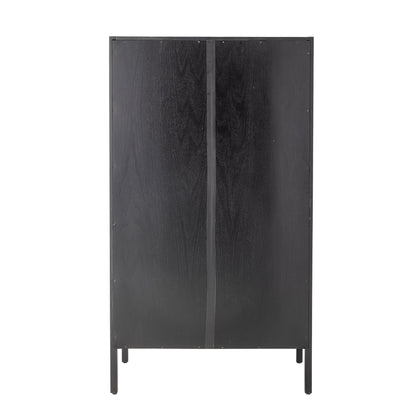 Bloomingville Marikka Kabinett, Schwarz, FSC®100%, Mahogany