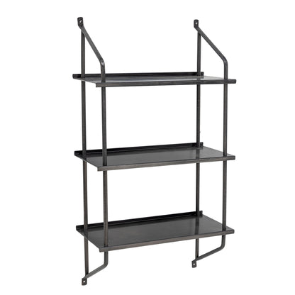 Bloomingville Sindre Regal, Schwarz, Metall