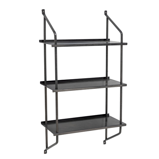 Bloomingville Sindre Regal, Schwarz, Metall