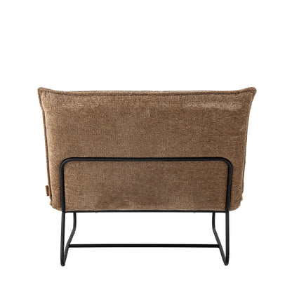 Bloomingville Cape Loungesessel, Braun, Recyceltes Polyester