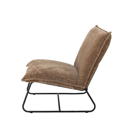 Bloomingville Cape Loungesessel, Braun, Recyceltes Polyester