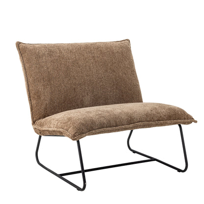Bloomingville Cape Loungesessel, Braun, Recyceltes Polyester