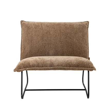 Bloomingville Cape Loungesessel, Braun, Recyceltes Polyester