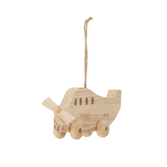Bloomingville MINI Plane Mobile, Natur, FSC® 100% , Pine