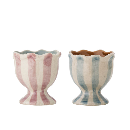 Bloomingville Willa Eierbecher, Bunt, Steingut