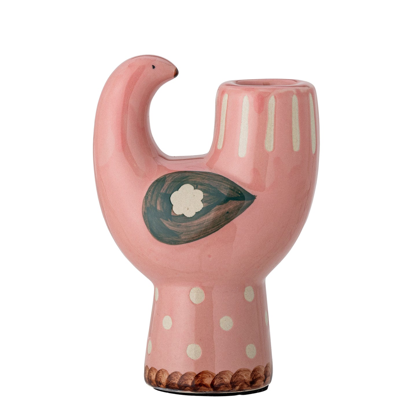 Bloomingville Trudy Kerzenhalter, Rose, Steingut