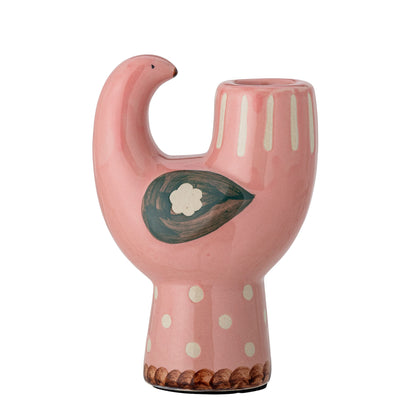 Bloomingville Trudy Kerzenhalter, Rose, Steingut