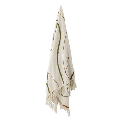 Bloomingville Osasio Decke, Bunt, Baumwolle OEKO-TEX®