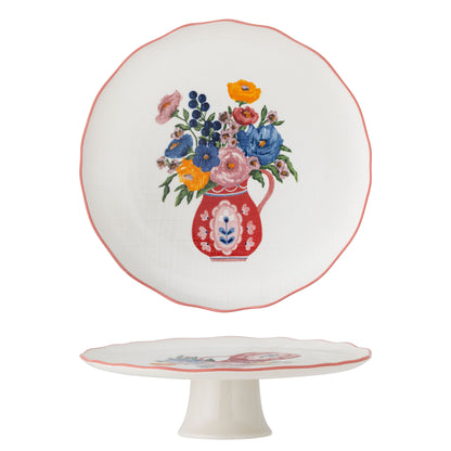 Bloomingville Dorothy Kuchenteller, Bunt, Steingut
