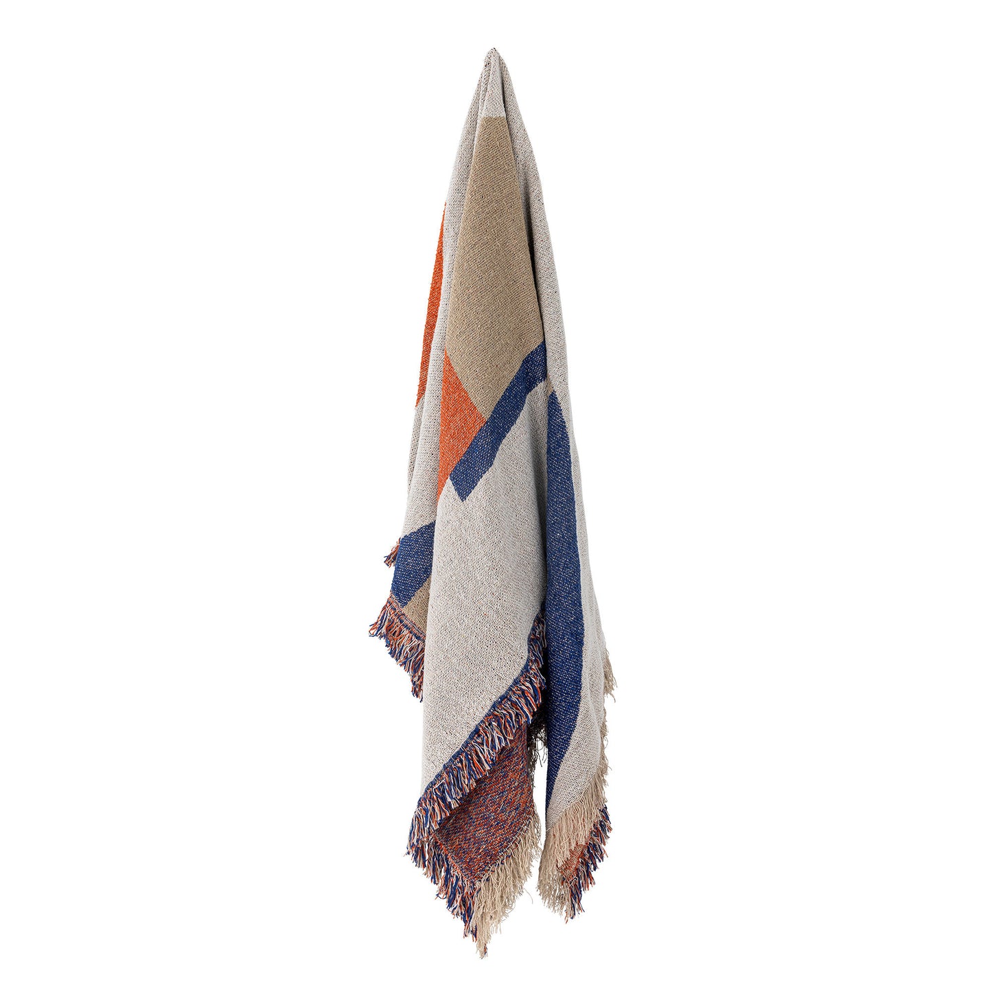Bloomingville Clarita Decke, Bunt, Recycelte Baumwolle