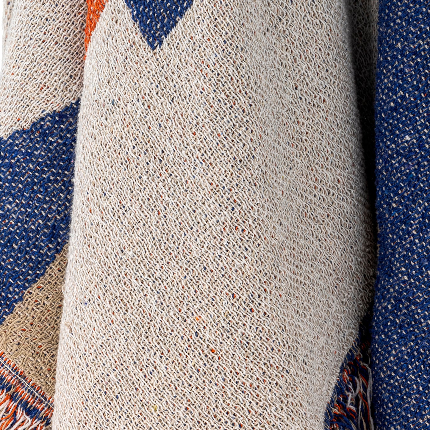 Bloomingville Clarita Decke, Bunt, Recycelte Baumwolle