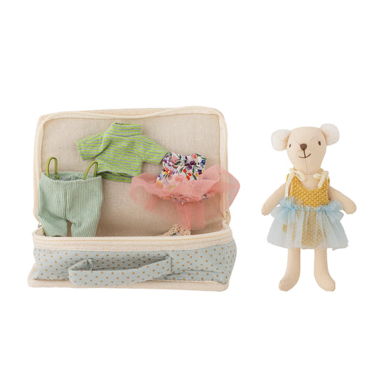 Bloomingville MINI Lara Puppe, Bunt, Polyester