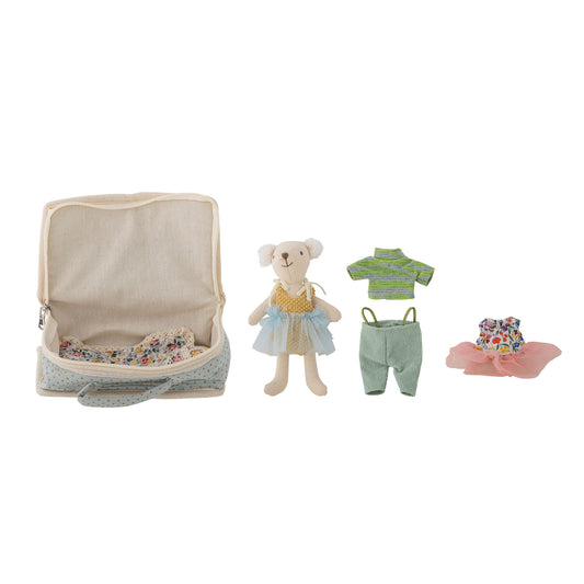 Bloomingville MINI Lara Puppe, Bunt, Polyester