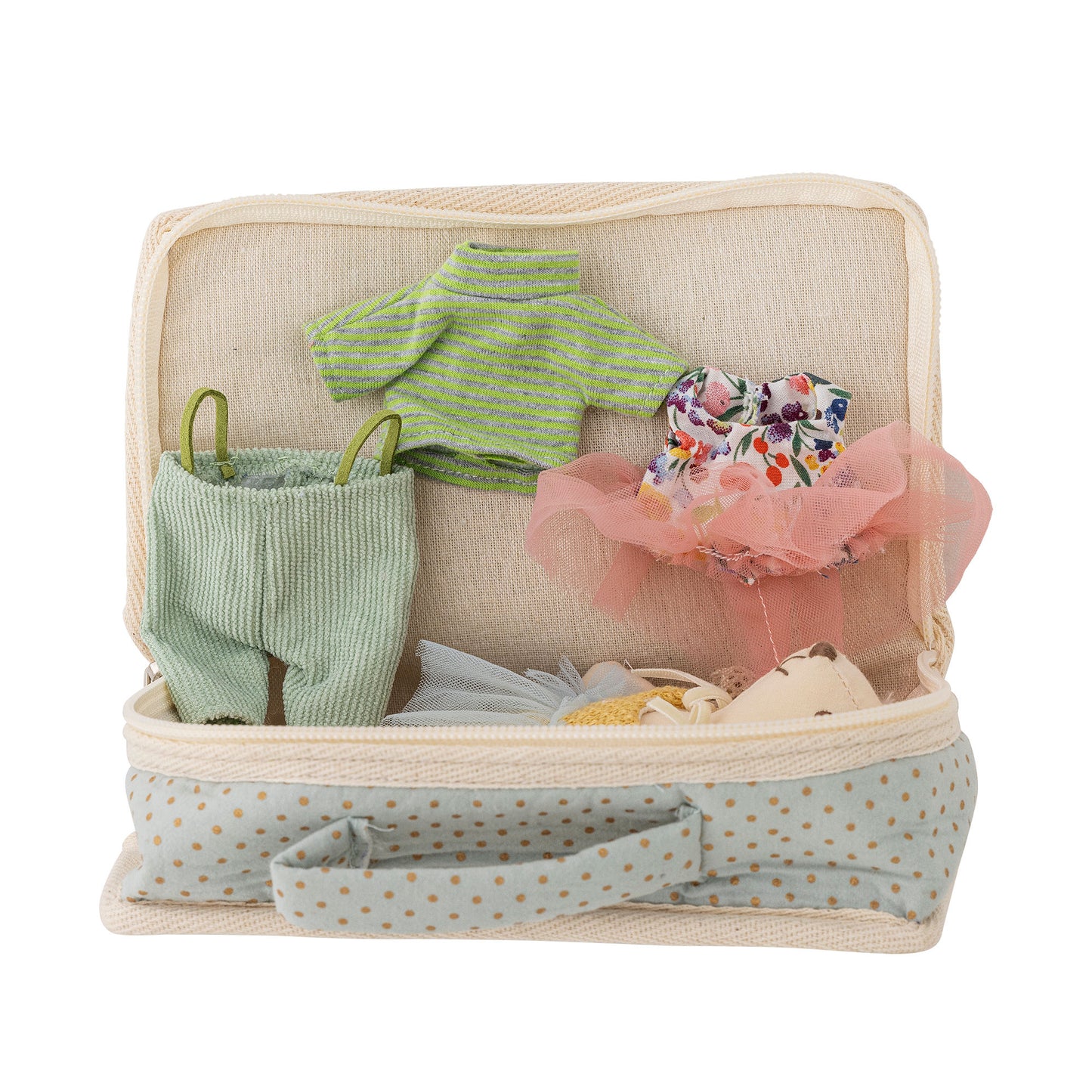 Bloomingville MINI Lara Puppe, Bunt, Polyester