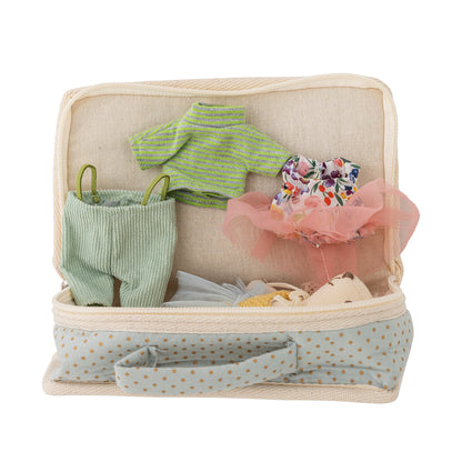 Bloomingville MINI Lara Puppe, Bunt, Polyester