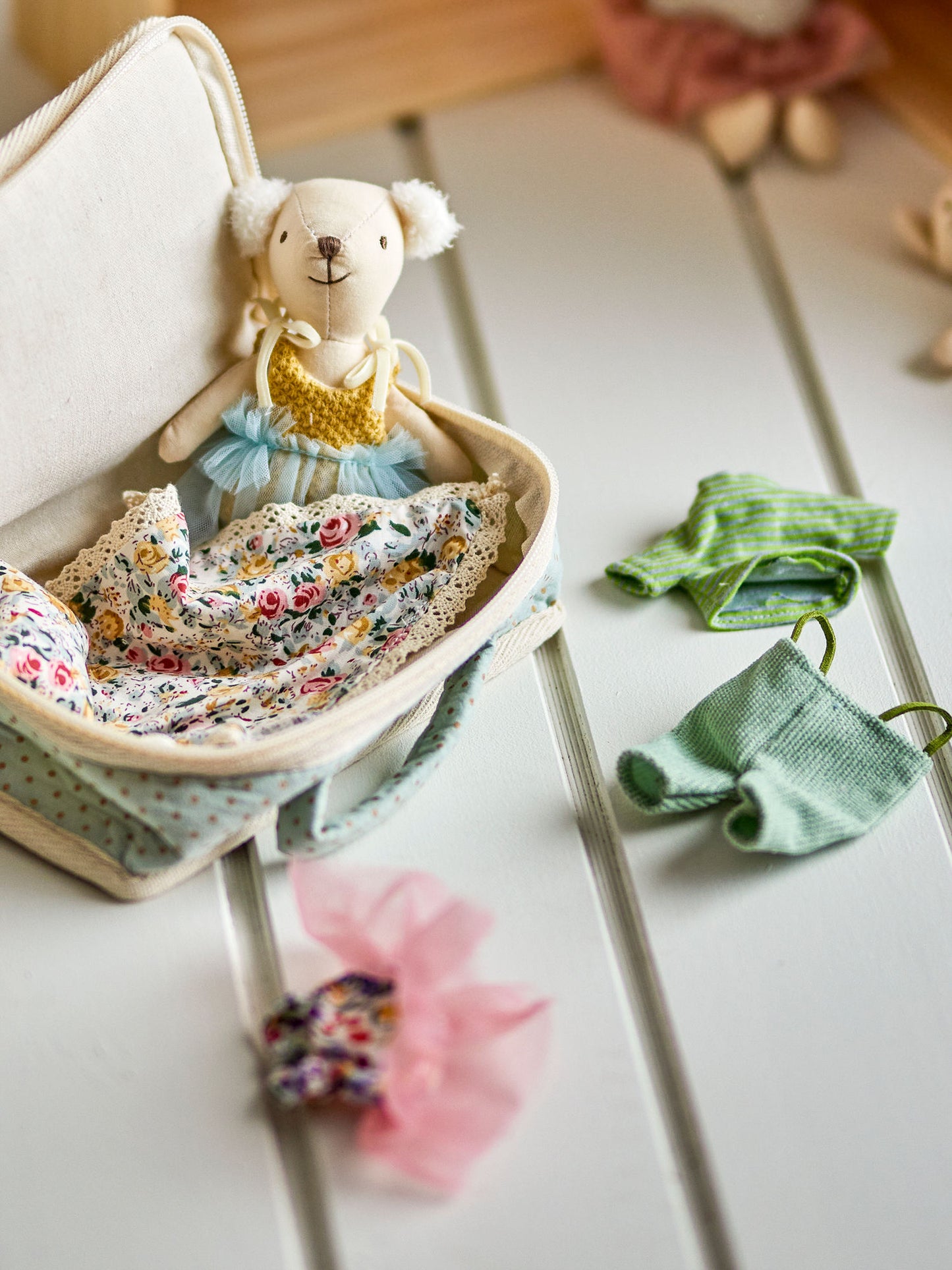 Bloomingville MINI Lara Puppe, Bunt, Polyester