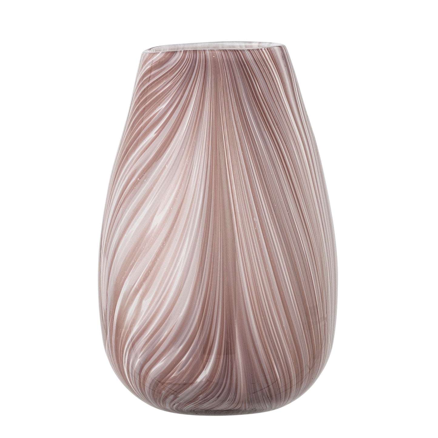 Bloomingville Ennis Vase, Rose, Glas