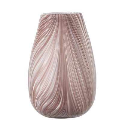 Bloomingville Ennis Vase, Rose, Glas