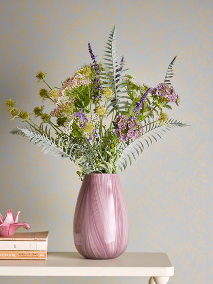 Bloomingville Ennis Vase, Rose, Glas