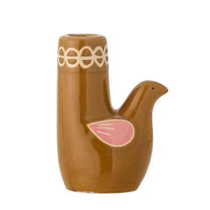 Bloomingville Trudy Kerzenhalter, Braun, Steingut