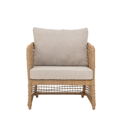 Bloomingville Penzano Loungesessel, Natur, Polyrattan