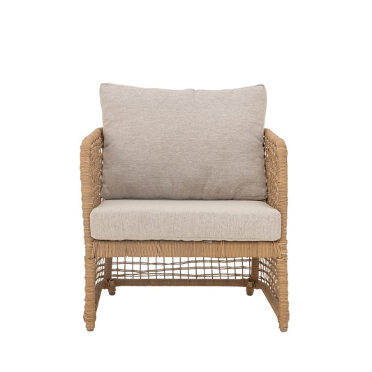 Bloomingville Penzano Loungesessel, Natur, Polyrattan