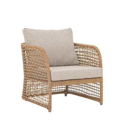 Bloomingville Penzano Loungesessel, Natur, Polyrattan