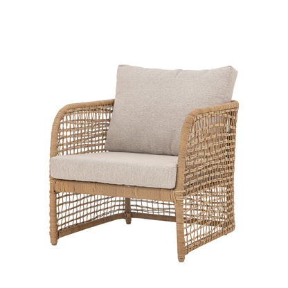 Bloomingville Penzano Loungesessel, Natur, Polyrattan