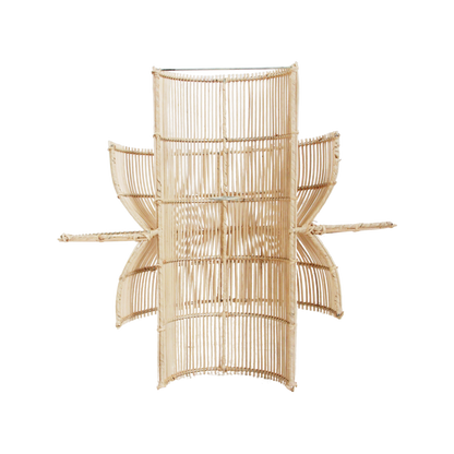 Saturn Wandlamp Rattan