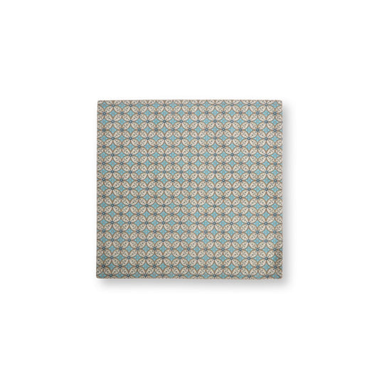 Set/4 Napkins Blooming Tales Bustani Khaki-Blue 40x40cm