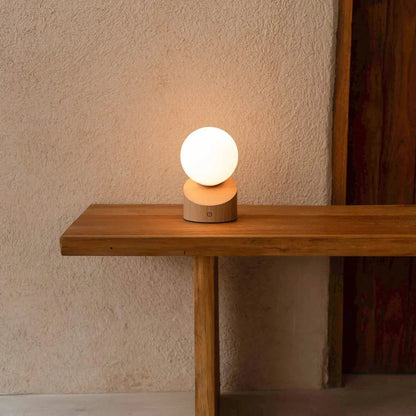 Morris Hellbraune wiederaufladbare Lampe | Stilvolles, kabelloses und nachhaltiges Design
