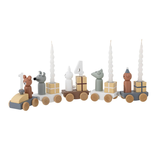 Bloomingville MINI Junaid Geburtstagsdekoration, Bunt, FSC®100%, MDF