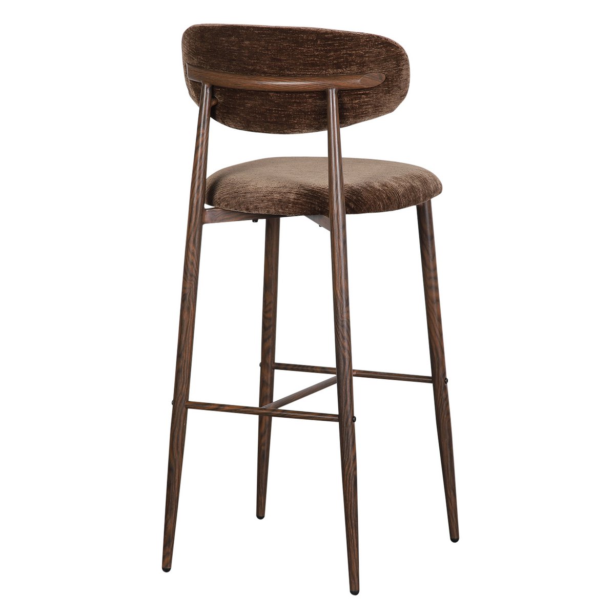 Japandi Bar Stuhl Umber (Set von 2)