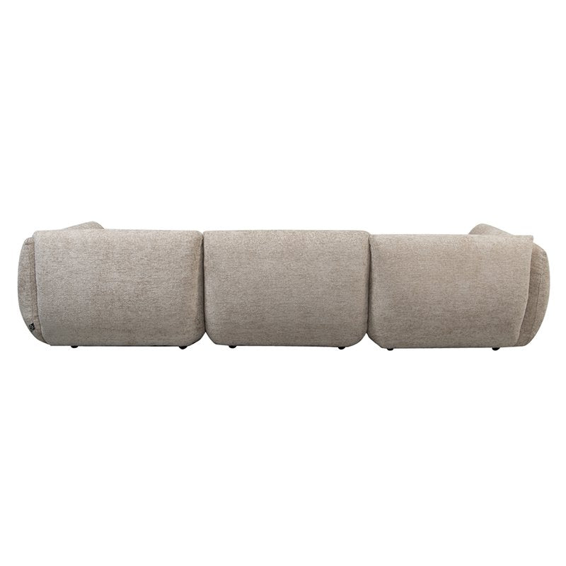 Sofa Amsterdam 4-Sitzer + Ottomane Latte